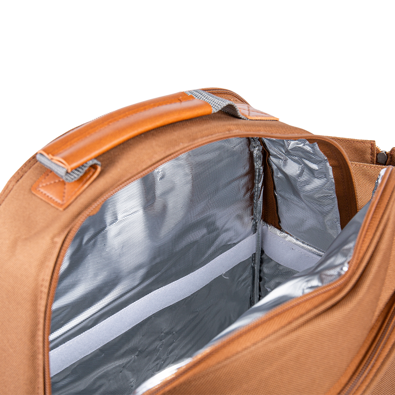 Nova camada dupla espessada de grande capacidade de camping ao ar livre Maternidade Bolsa de refrigerador isolado