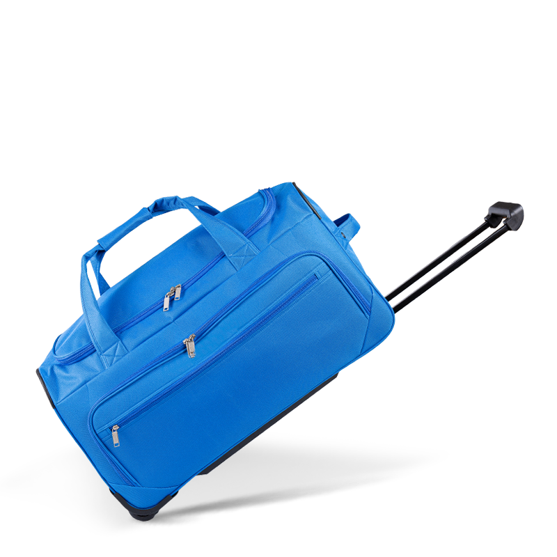 Bolsa de carrinho de viagem portátil leve para mulheres de grande capacidade de armazenamento à prova d'água bolsa de bagagem dobrável