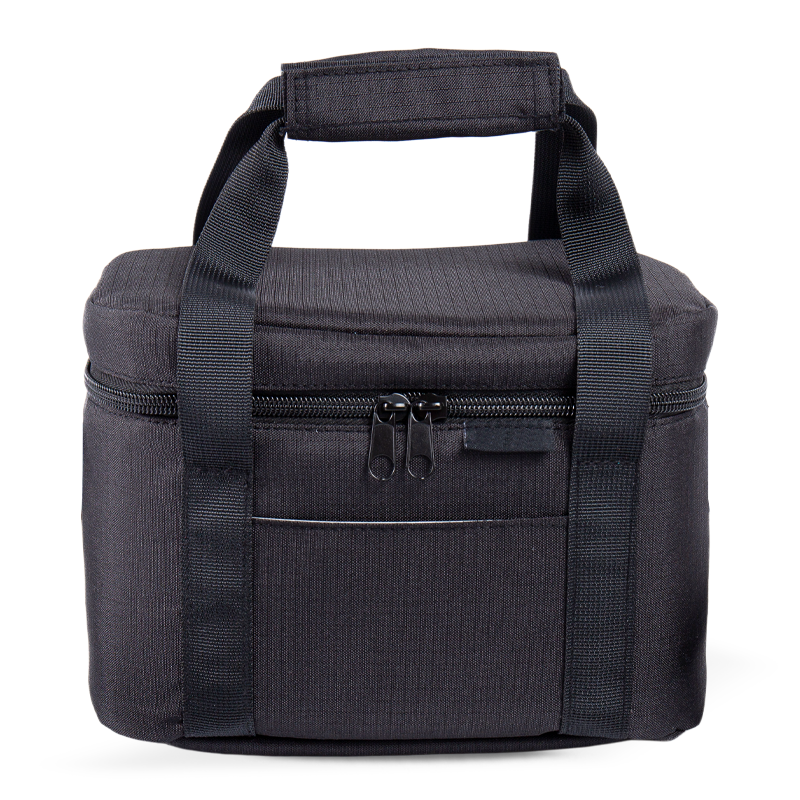 Pequena bolsa de câmera preta