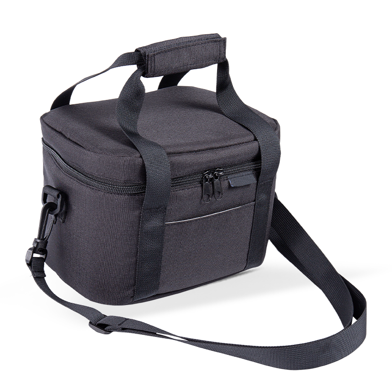 Pequena bolsa de câmera preta