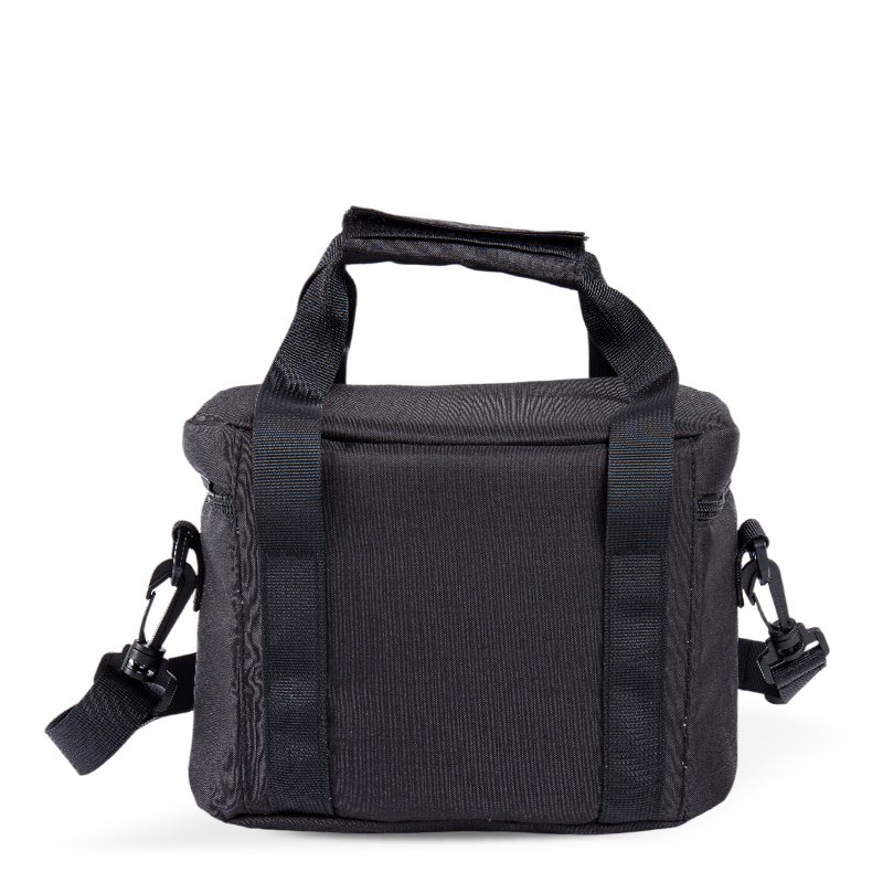Pequena bolsa de câmera preta